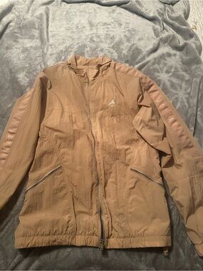 Jordan Men's Light Brown/Tan Windbreaker Jacket